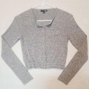 Light Gray Fashion Nova Cardigan